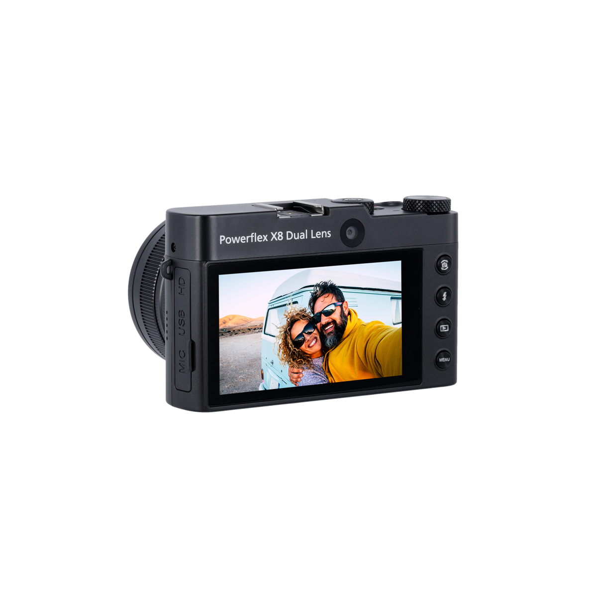 Powerflex X8 Dual Lens | 64 MP Digitalkamera mit 5K