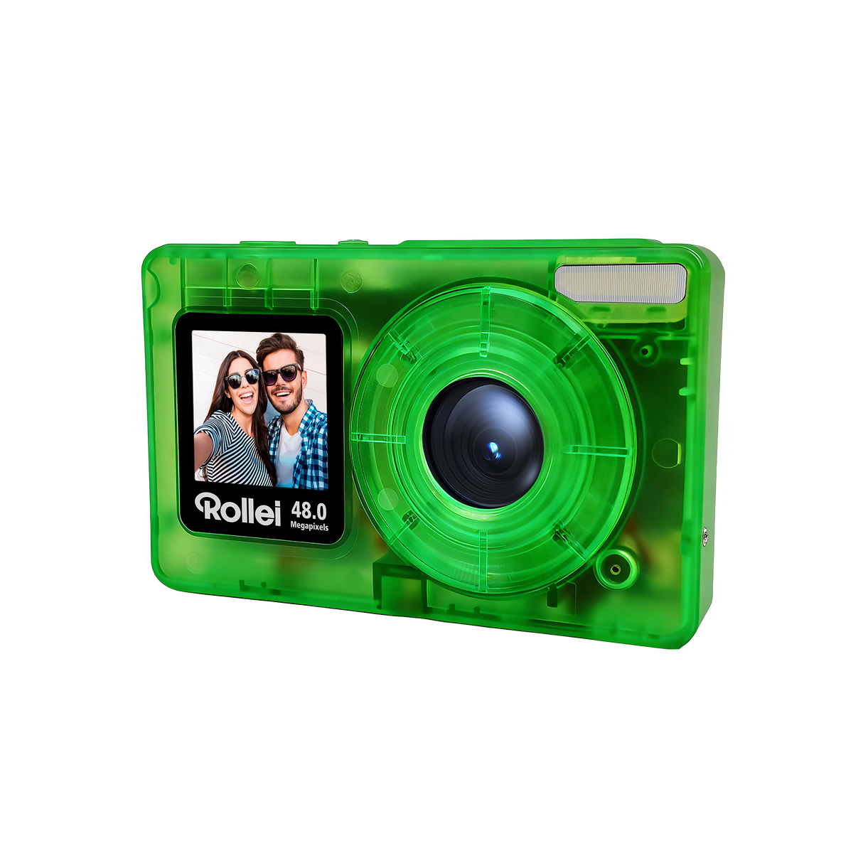 Compactline Pocket | Transparent Clear | 48 MP Digitalkamera mit 4K