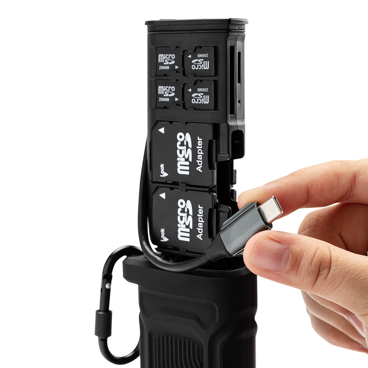 2-in-1 Travel Kartenlesegerät | SD & microSD