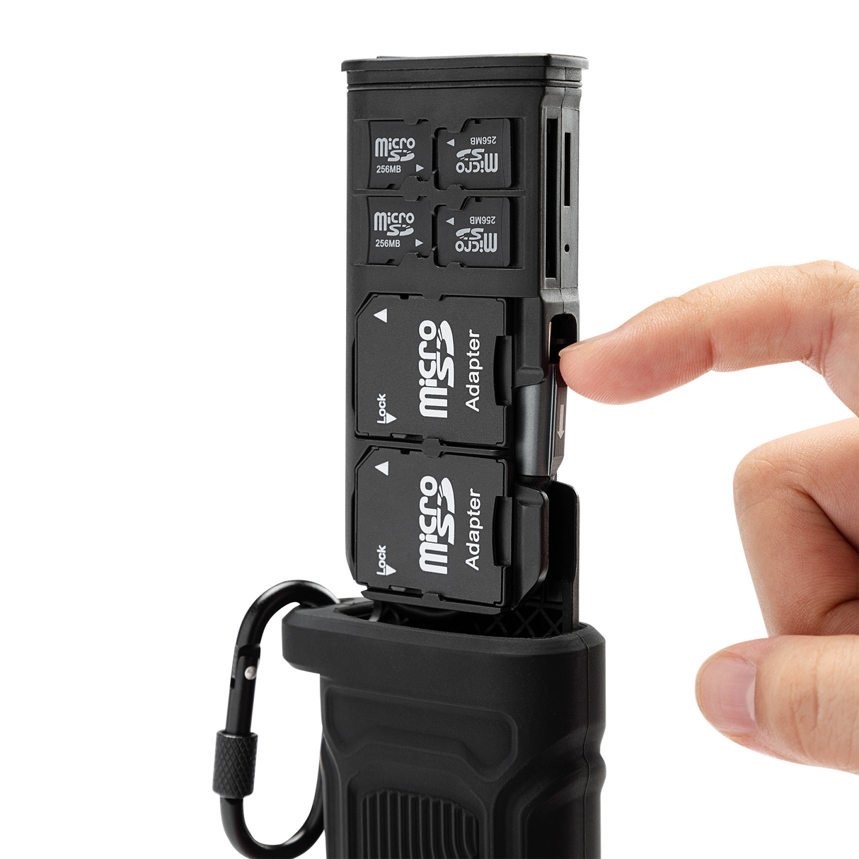 2-in-1 Travel Kartenlesegerät | SD & microSD