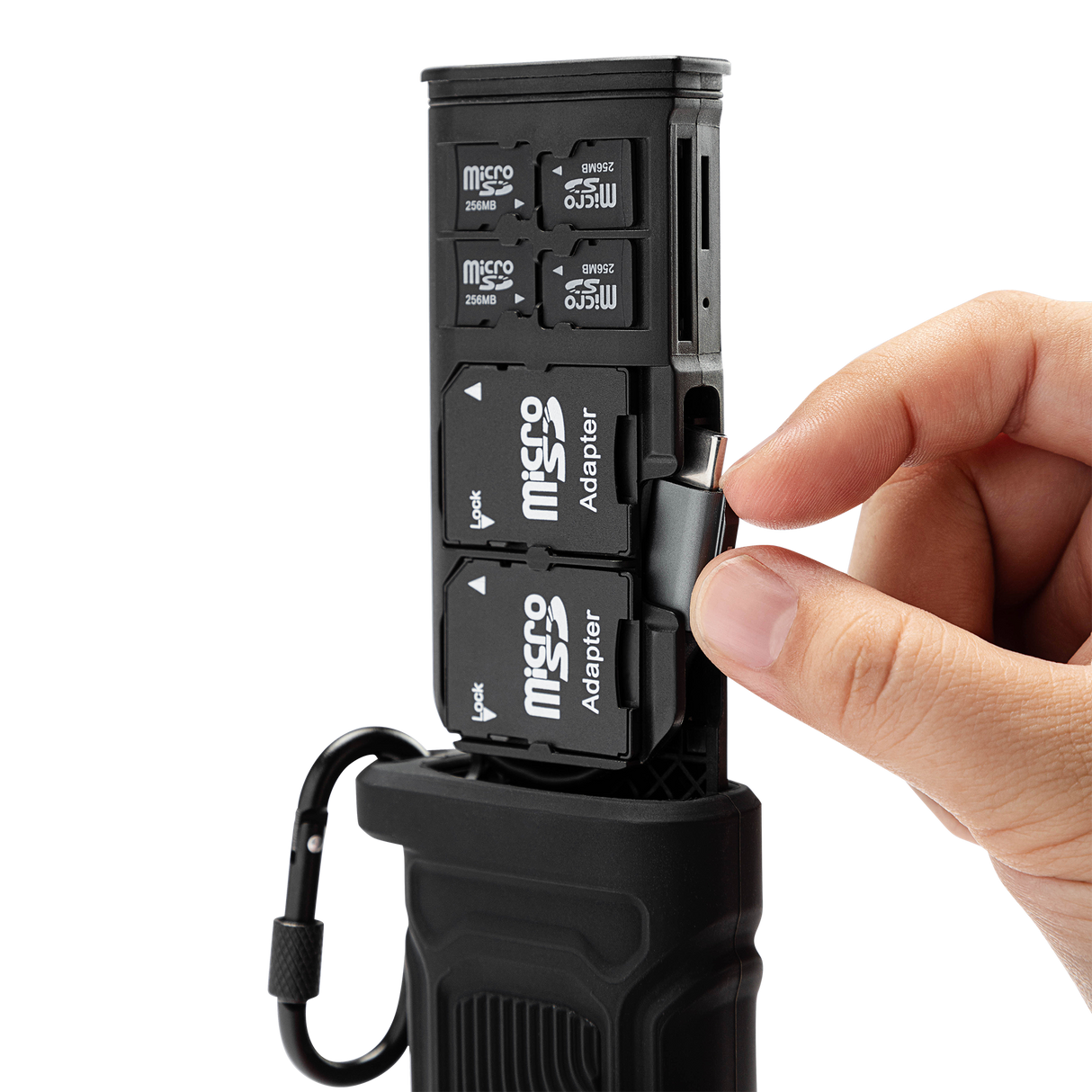 2-in-1 Travel Kartenlesegerät | SD & microSD