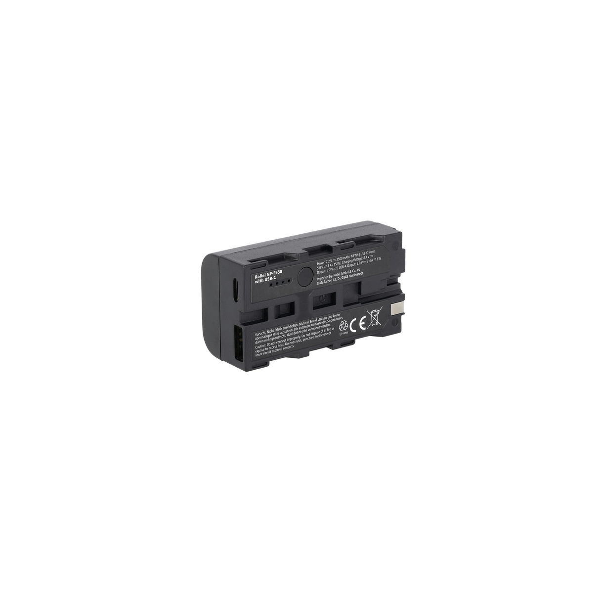 Akku mit USB-C | Typ NP-F | versch. Kapazitäten