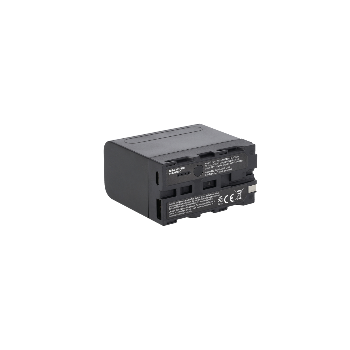 Akku mit USB-C | Typ NP-F | versch. Kapazitäten