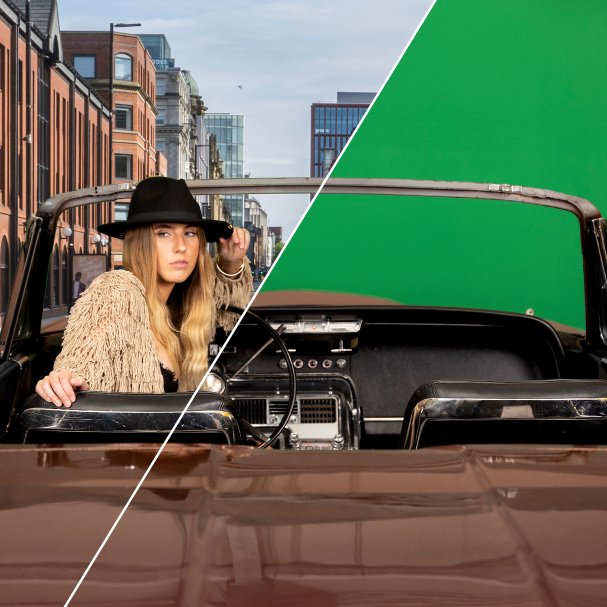 B-Ware Panorama Greenscreen-Set