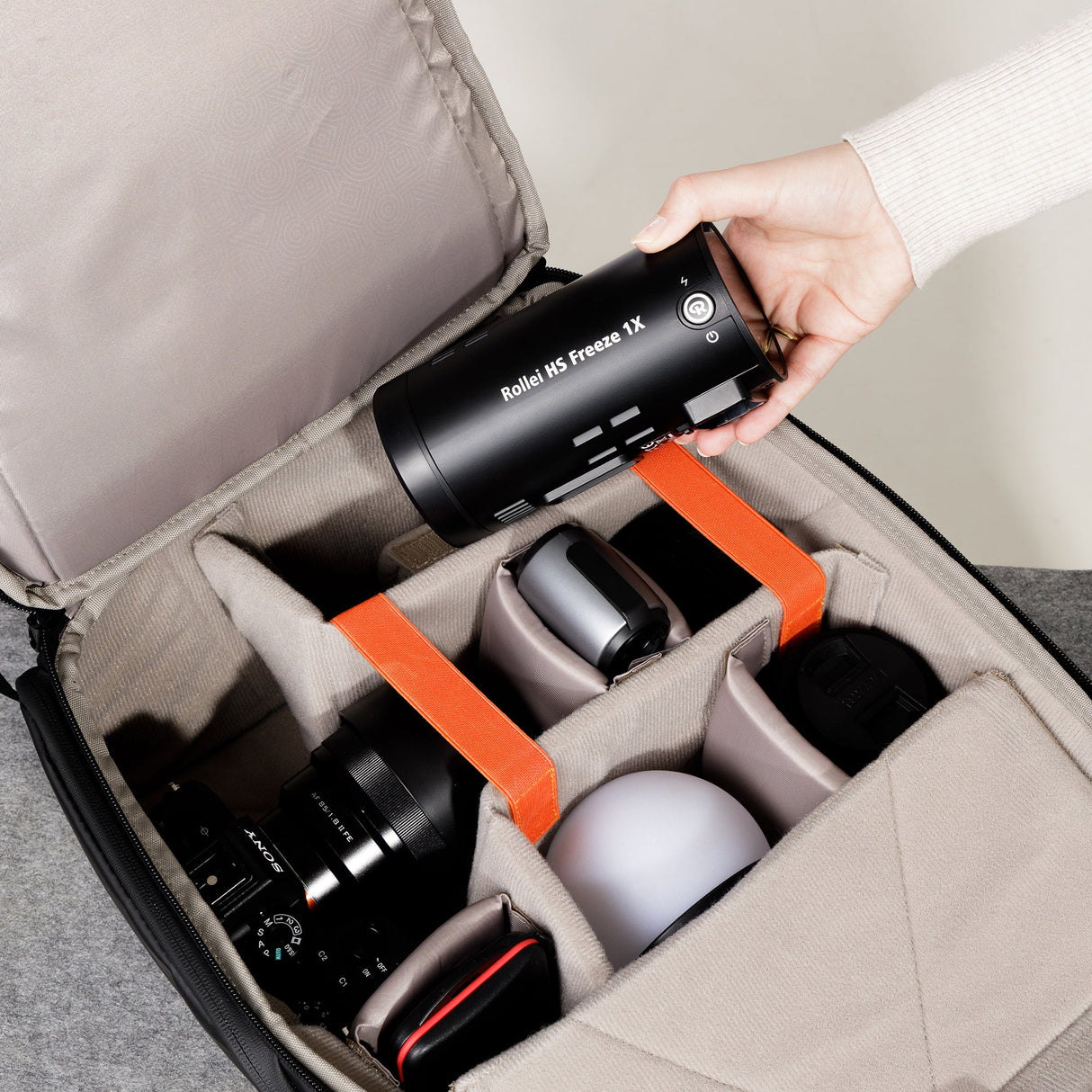 Studioblitz | mit Akku | HS Freeze 1X