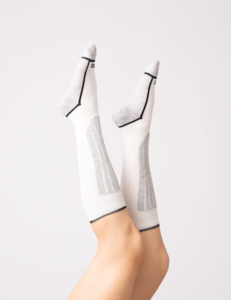 Ski Socken | 1 Paar | Bio-Baumwolle & Merinowolle | Unisex