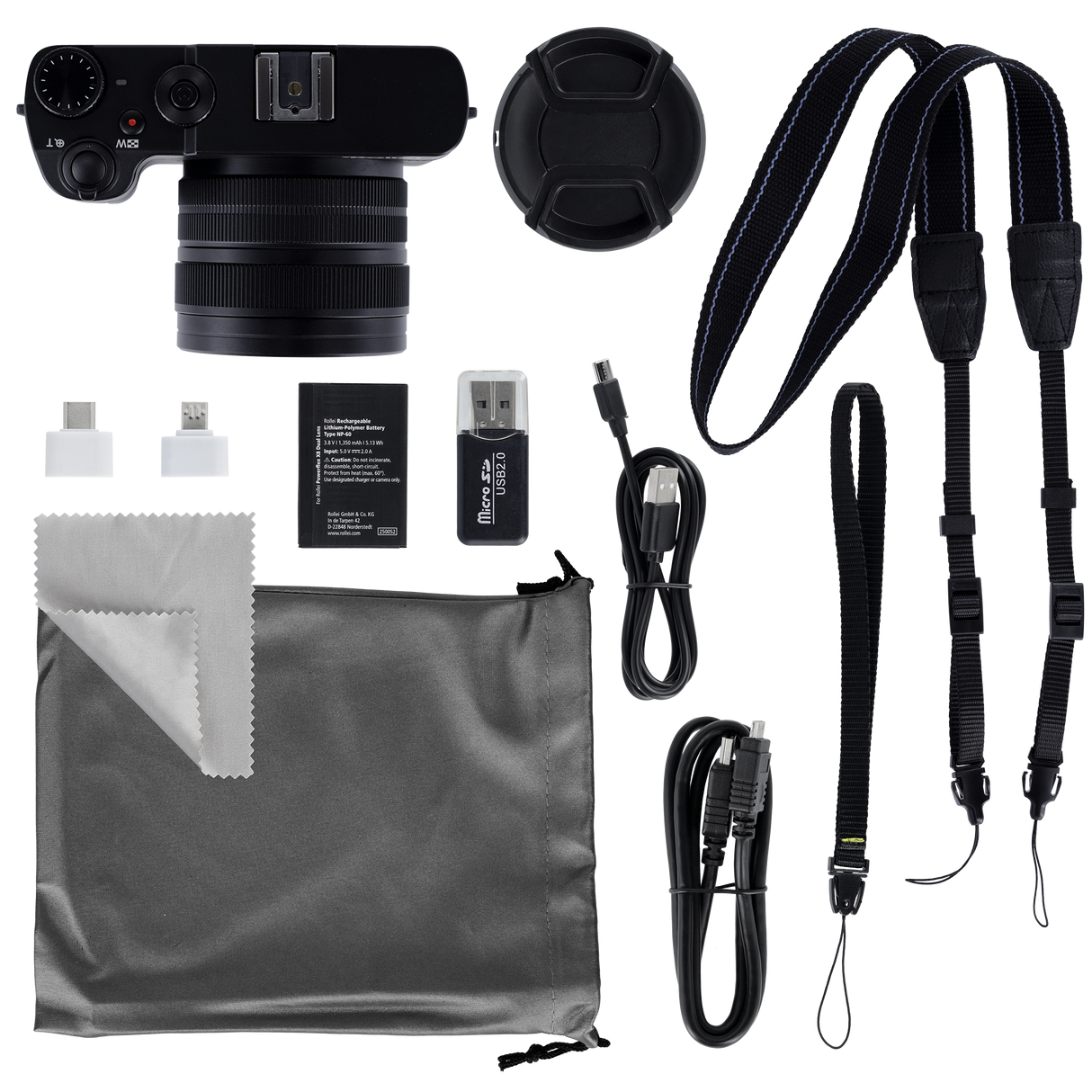 B-Ware Powerflex X8 Dual Lens | 64 MP Digitalkamera mit 5K