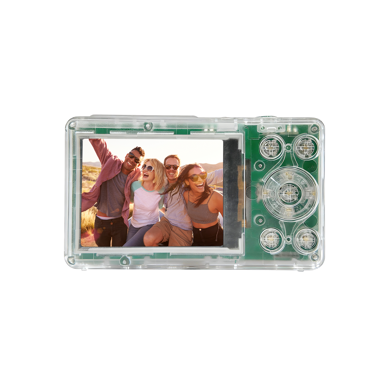 Compactline Pocket | Transparent Clear | 48 MP Digitalkamera mit 4K