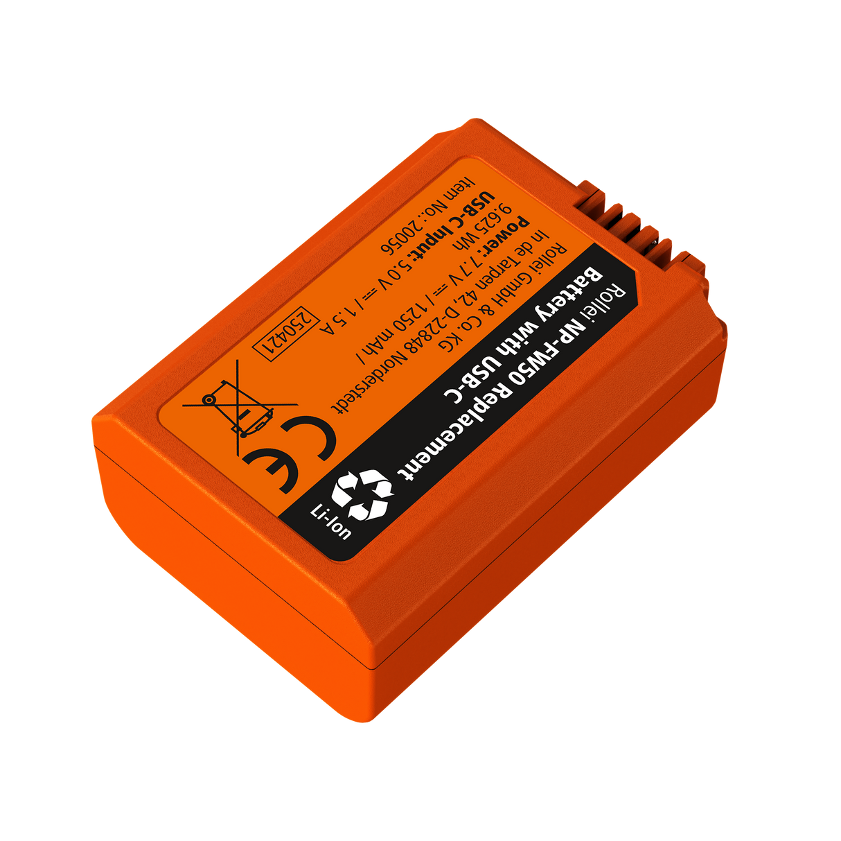 Kamera-Akku mit USB-C