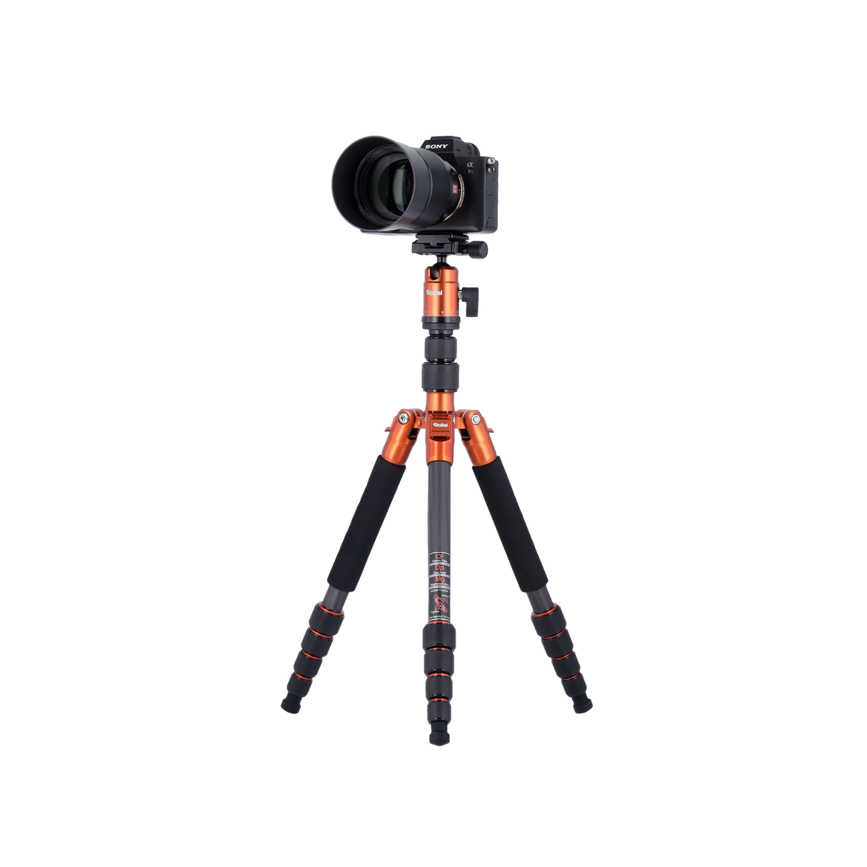 B-Ware: Compact Traveler No. 1 - Carbon Stativ - Orange