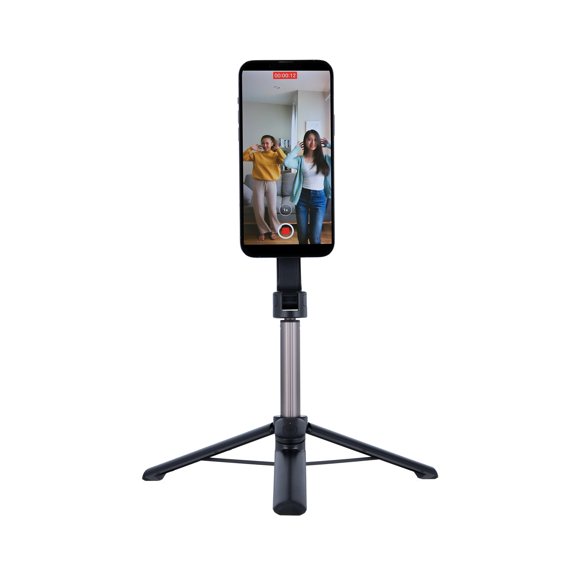 Magnetischer Handy-Ständer Aus Leder – Klappbar, Ultraflach | Für IPhone 12-16 & Andere Smartphones (mit Metallring)