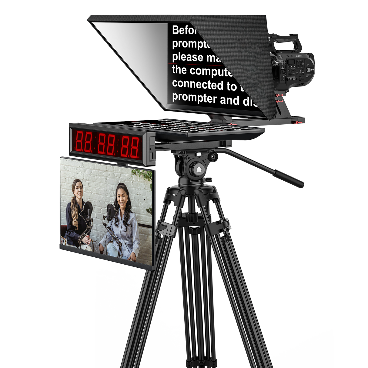 B-Ware: Desview Dual Monitor Teleprompter DT22