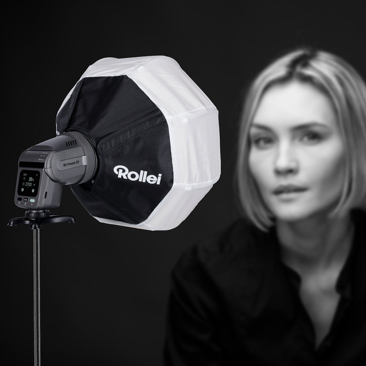 B-Ware Quick ball Softbox mit Quick-FreezeMount