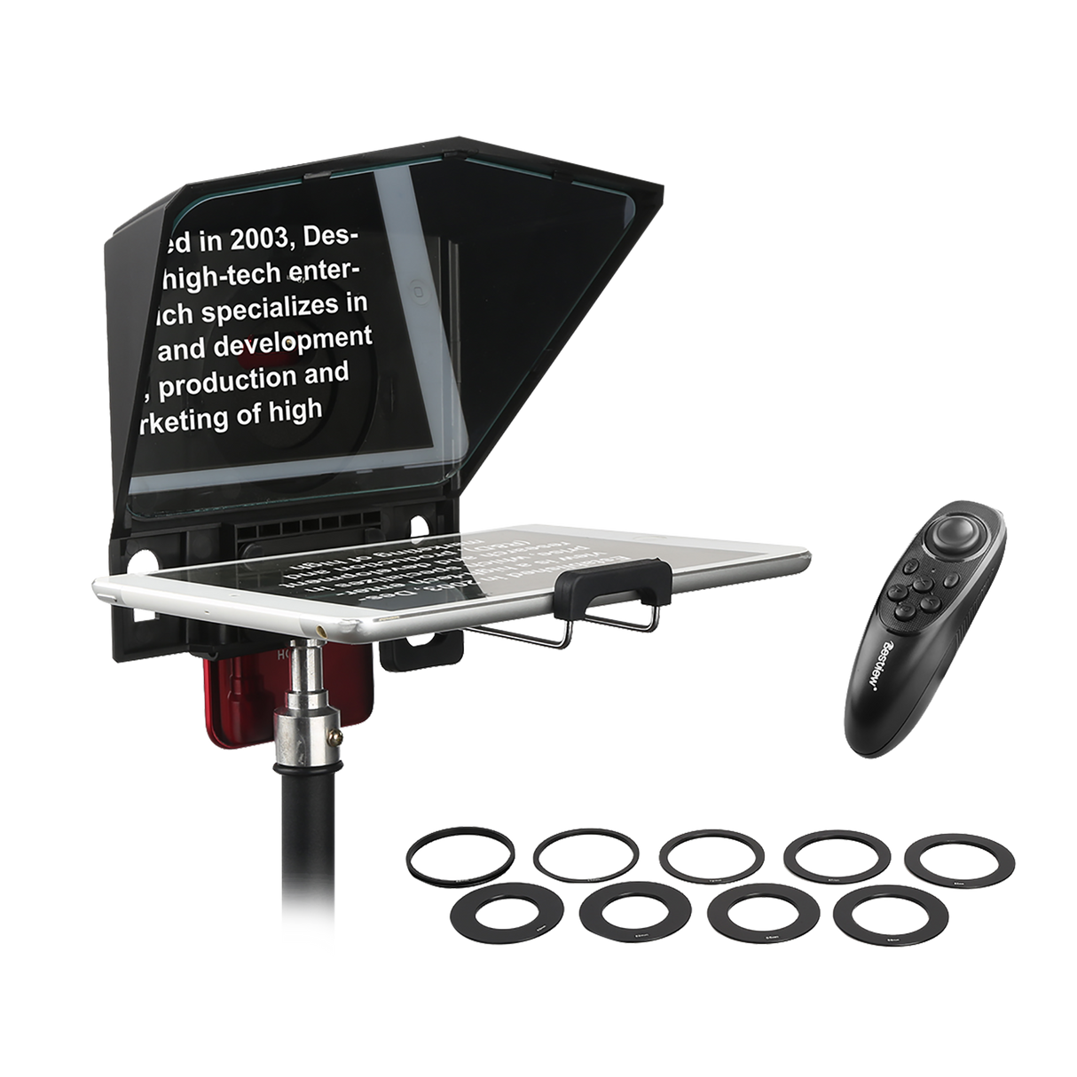 Desview T2 - Teleprompter für 8" Smartphones & Tablets