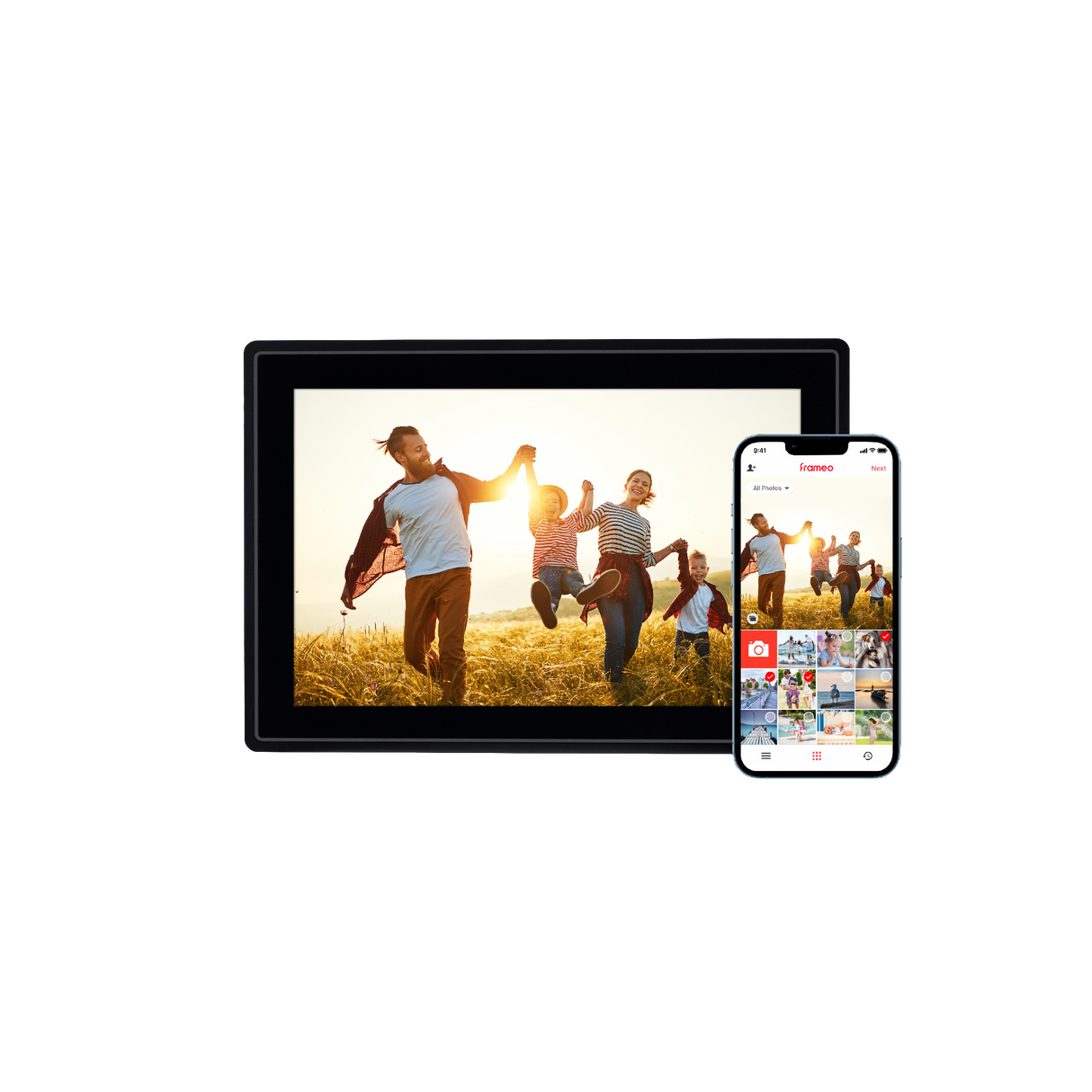 Smarter Bilderrahmen | 10" Diagonale | Wifi | App Steuerung | Model 100