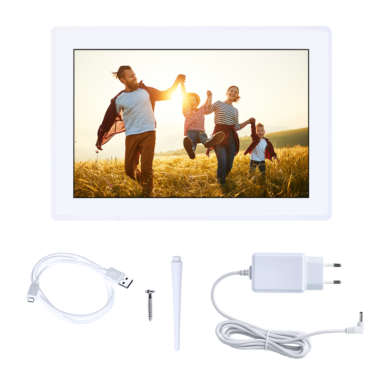 Smarter Bilderrahmen | 10" Diagonale | Wifi | App Steuerung | Model 100