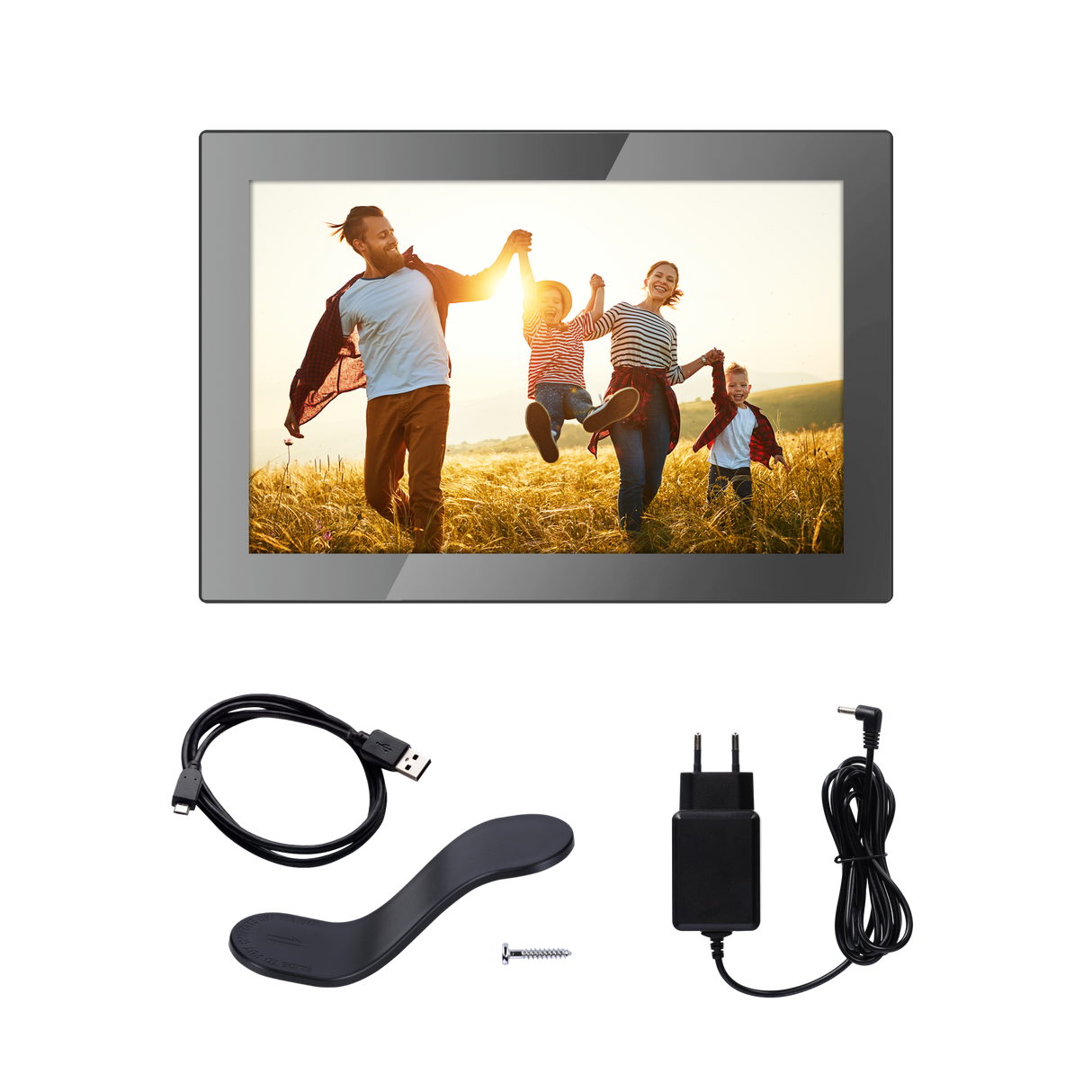 Smarter Bilderrahmen | 10" Diagonale | Wifi | Frameo App | Spiegel | Modell 101