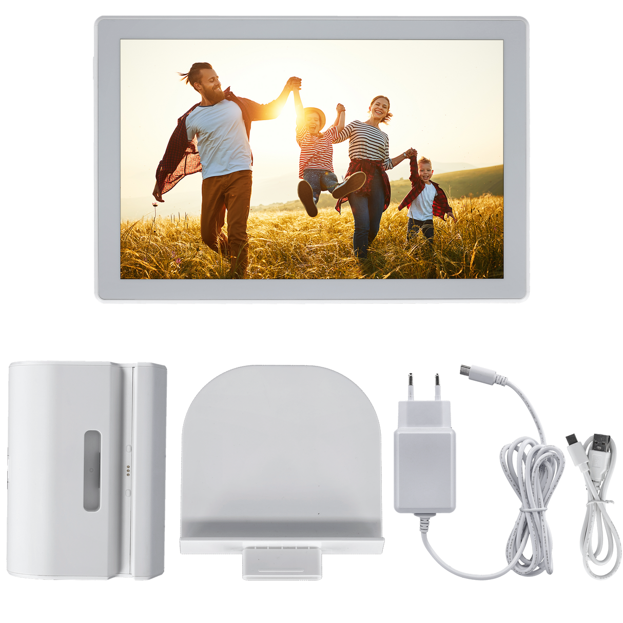 Smarter Bilderrahmen | 10" Diagonale | Wifi | Frameo App | Modell 106 Portable