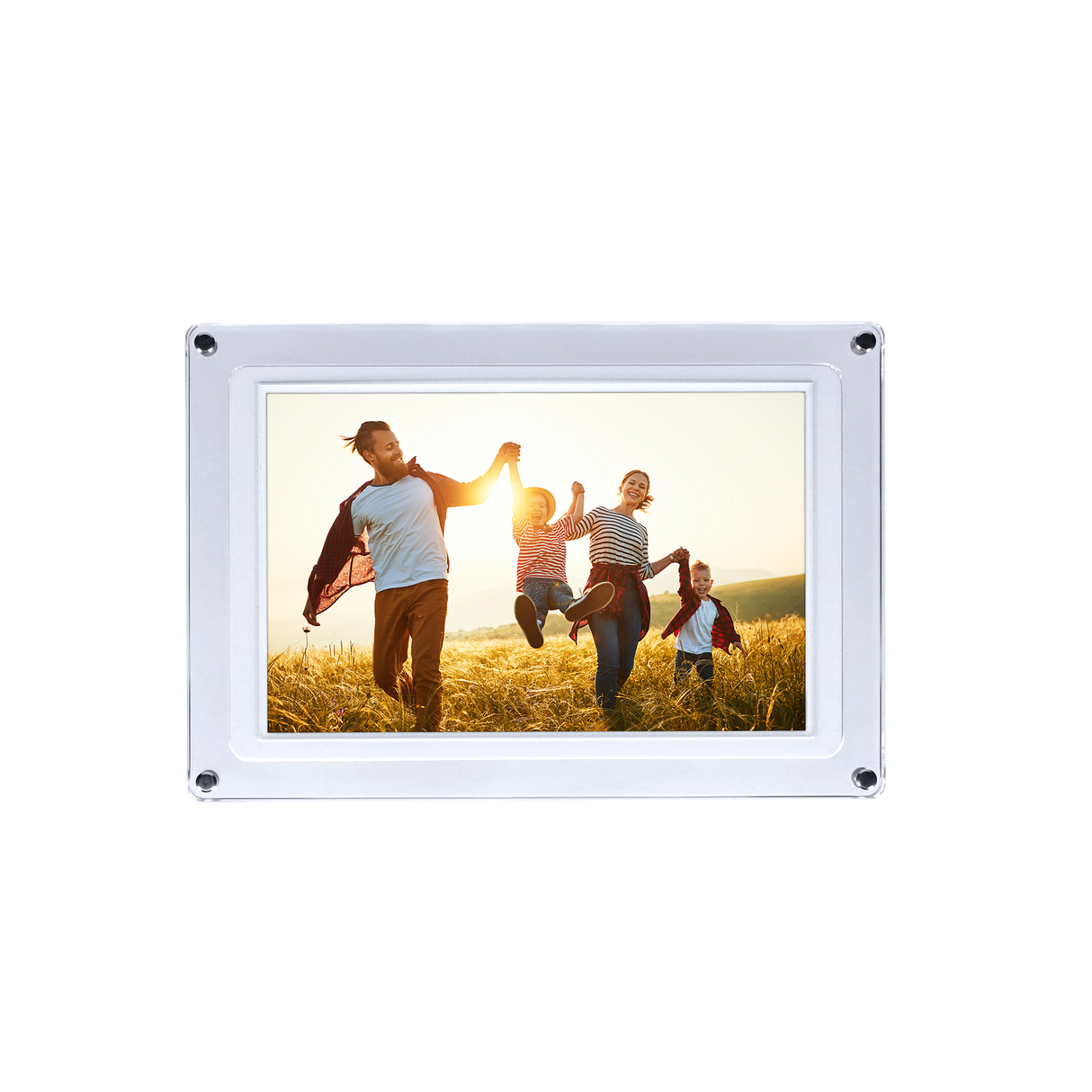 Smarter Bilderrahmen | 10,1" Diagonale | WiFi | Frameo App | Acryl | Modell 109