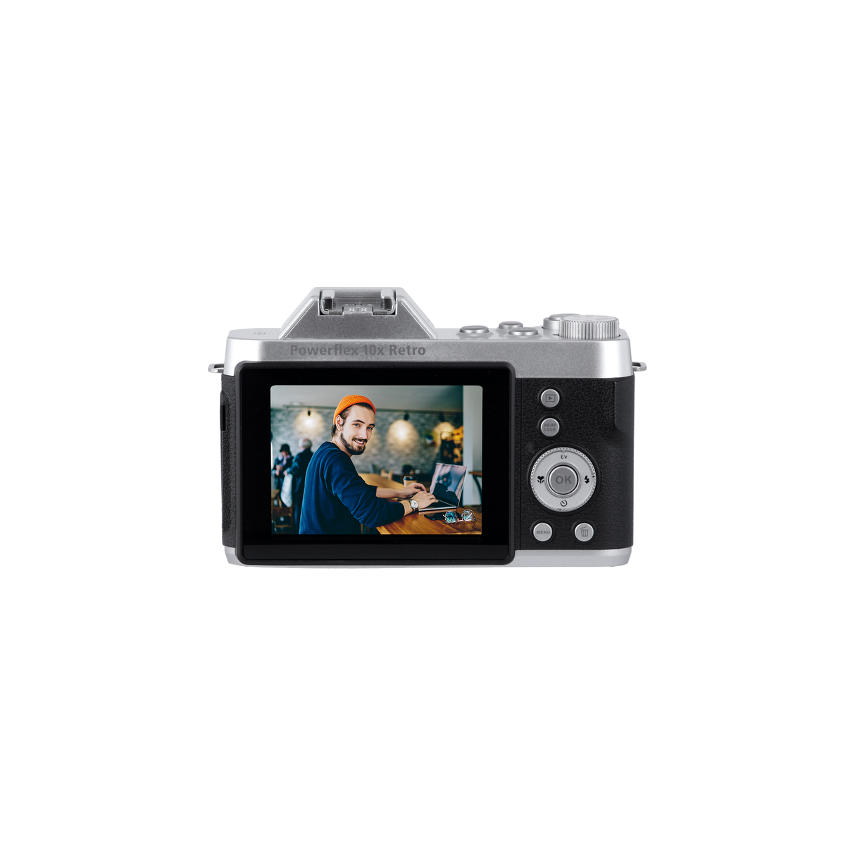 Powerflex 10x Retro I 64 MP Digitalkamera mit 4K
