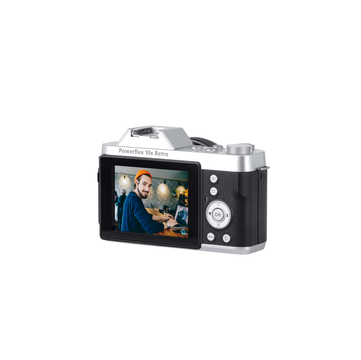 Powerflex 10x Retro I 64 MP Digitalkamera mit 4K