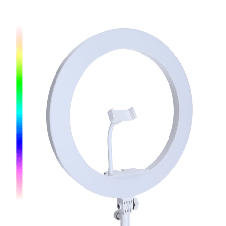 Rollei LED Licht B-Ware: LUMIS Slim RGB - LED-Ringlicht - Weiß
